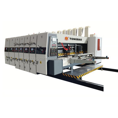 11000 PCS/H Boîte de carton Flexo Impression Slotting Rotary Découpeuse à matrices Vibration Stacker Machine