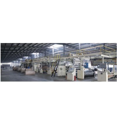 120 m/min 7/5/3 couches ligne de production de carton ondulé Machine de fabrication de boîtes de carton