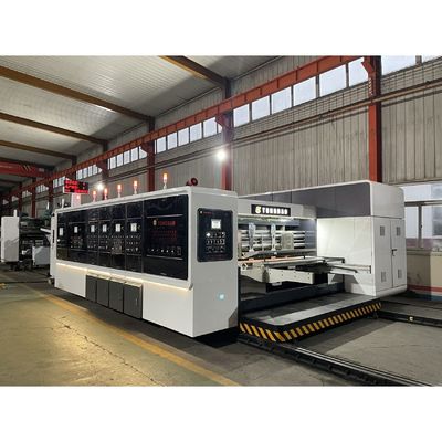 Imprimante à cartouche de 60 mm à alimentation automatique rotative à découpe à matrices à fente à glissière pour boîte ondulée