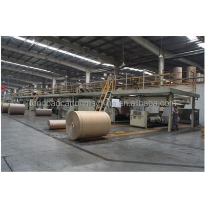 Machine automatique de ligne de production de carton ondulé à 2 3 5 couches pour la fabrication