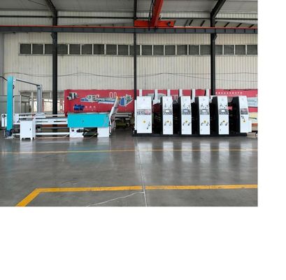 180000 KG Corrugateur automatique à grande vitesse Flexo Four Color Printer Diecutter Shacker