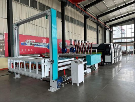 180000 KG Corrugateur automatique à grande vitesse Flexo Four Color Printer Diecutter Shacker