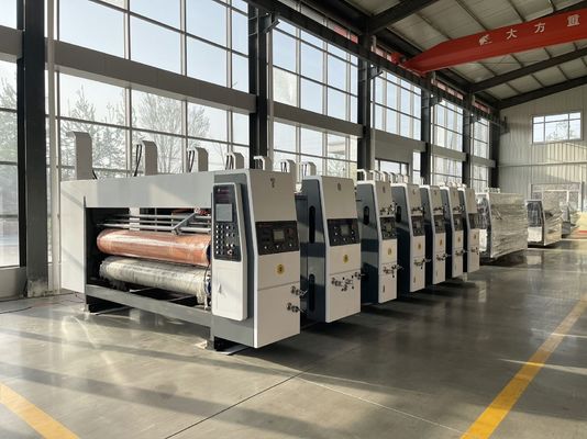 180000 KG Corrugateur automatique à grande vitesse Flexo Four Color Printer Diecutter Shacker