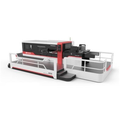 Machine automatique de découpe sous pression de carton et de papier ondulé avec station de décapage