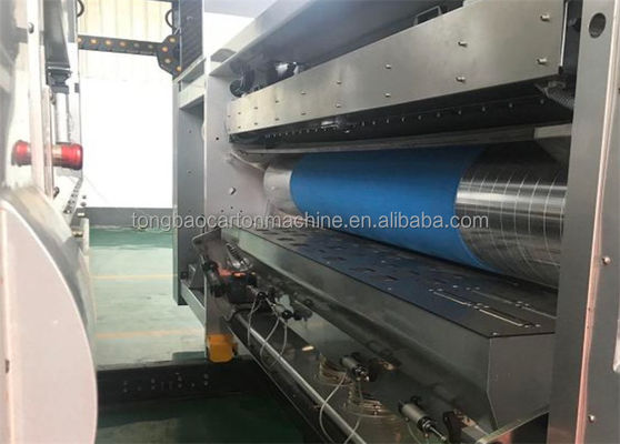 Imprimante à boîtes en carton 220V/380V/440V avec machine rotative de découpe à matrices et empilage par vibration