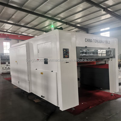 380V Flatbed Die Cutter Boîte de carton ondulée machine à découper à la matrice semi-automatique