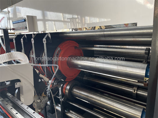 Machine d'impression de 400 mm avec système de coupe-coupe à la matrice, de colle et de décapage