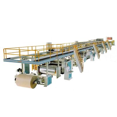 Fabriqué 3/5/7 couche ligne de production de carton ondulé pour carton et carton Ply modèle