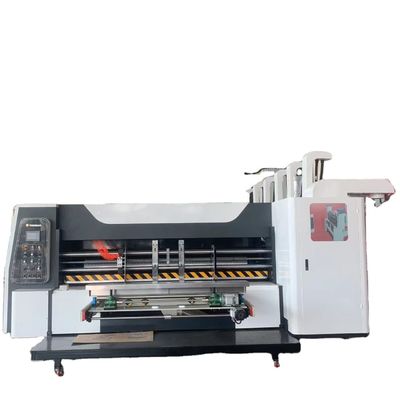 Machine de fabrication de boîtes ondulées à tension 220/380/440V et fonction d'impression/coupe