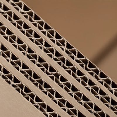 Matériau d'emballage en bois ligne de production de carton ondulé à double paroi pour carton