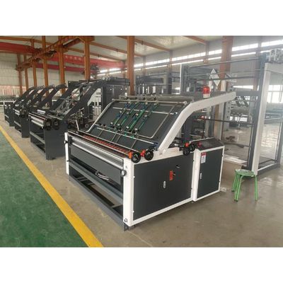 Machine de laminage semi-automatique de carton de papier à flûte à puissance de 3 kW et à type d'emballage en film