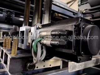Boîtes ondulées de machines à dossiers Gluer en ligne avec 2/3/4 couleur d'impression à grande vitesse Flexo