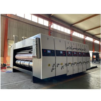 Imprimante flexoplateuse à couleur unique, machine de fermeture pour la production de carton ondulé de 40000 kg