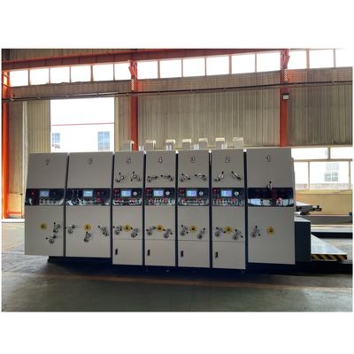 Imprimante flexoplateuse à couleur unique, machine de fermeture pour la production de carton ondulé de 40000 kg