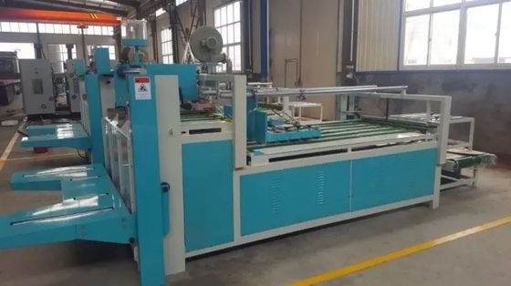 Appareil de collage de carton ondulé à alimentation manuelle électrique avec norme CE