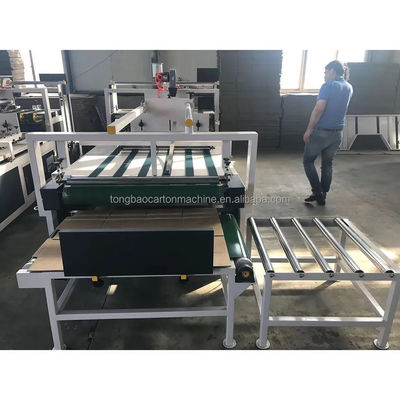 Machine à coller les dossiers des cartons 2800 mm Semi-automatique pour la production de cartons ondulés