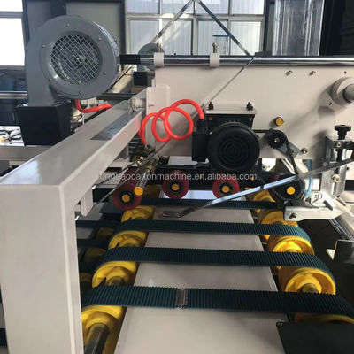 Machine à coller les dossiers des cartons 2800 mm Semi-automatique pour la production de cartons ondulés