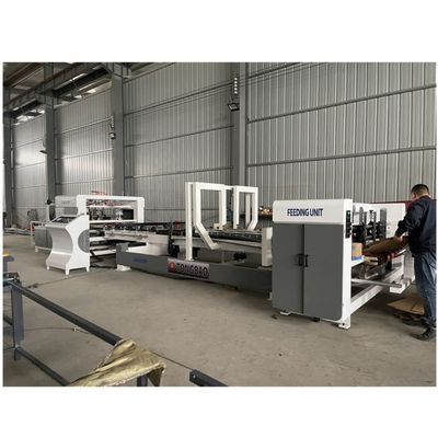 60 feuilles/min TB Carton boîtes d'emballage machines de pliage et de colle pour boîtes ondulées