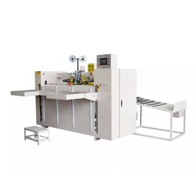 Semi-automatique à double servo pour l'alimentation manuelle de la couture de carton ondulé