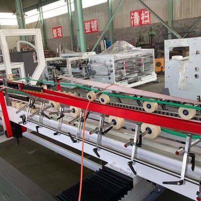 Machine à coller automatique à pliage à 220 V en carton ondulé pour la production de boîtes à ongles