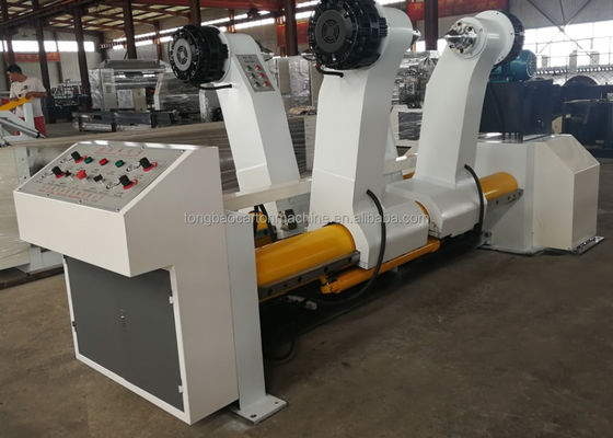 Machine de ligne de production de carton ondulé à 2 plis électrique pour la fabrication de boîtes