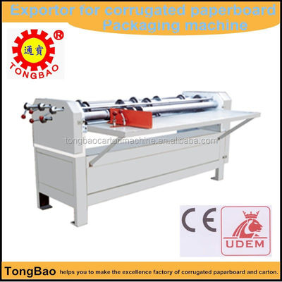 Machine de découpe à rouleaux manuelle à papier ondulé semi-automatique pour durable