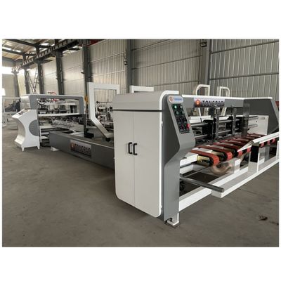 Machine à coller automatique à pliage de carton 380 V pour la fabrication de boîtes en papier