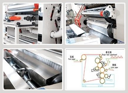 Machine de fabrication automatique de boîtes de carton en carton ondulé