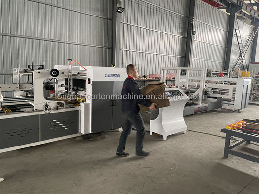 Machine à coller les dossiers en carton à 380 V pour les cartons en carton ondulé