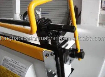 ML750 Boîte de carton ondulé, machine à découper sous pression et à creuser, manuel semi-automatique