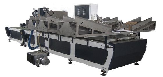 Machine d'insertion automatique de grille complète pour assemblage de cloisons sans soudure