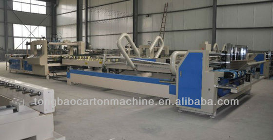Matériau d'emballage en plastique Tongbao Machine de colle automatique pour carton ondulé 100 p/min